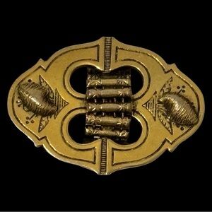 Freirich vintage brass brooch